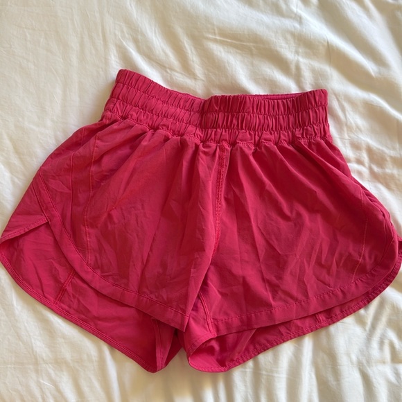 lululemon athletica Pants - Lululemon Track That Short Pink
